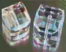 Swarovski cube beads