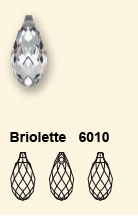 Swarovski Briolette Pendant